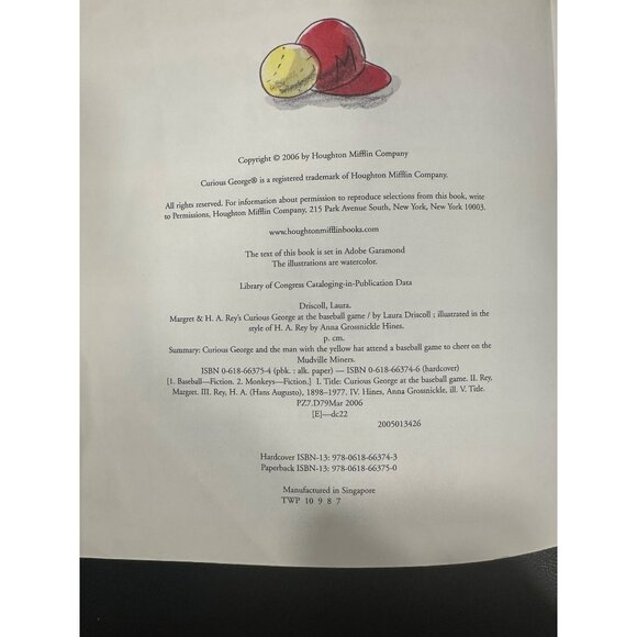 Vintage Curious George 5 book bundle-“curious George goes to school” - Picture 12 of 16